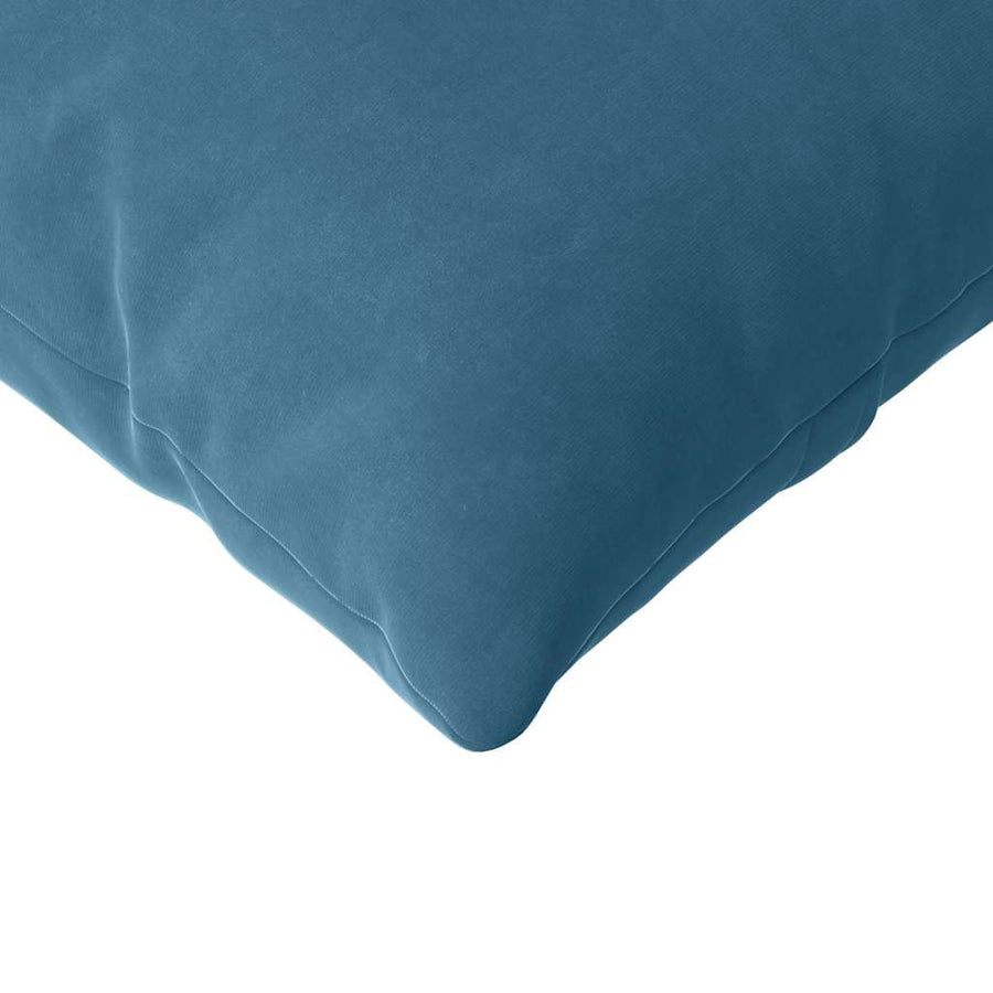 Sofa Kussens 2 pcs Blauw 200 x 40 cm Katoen Stof