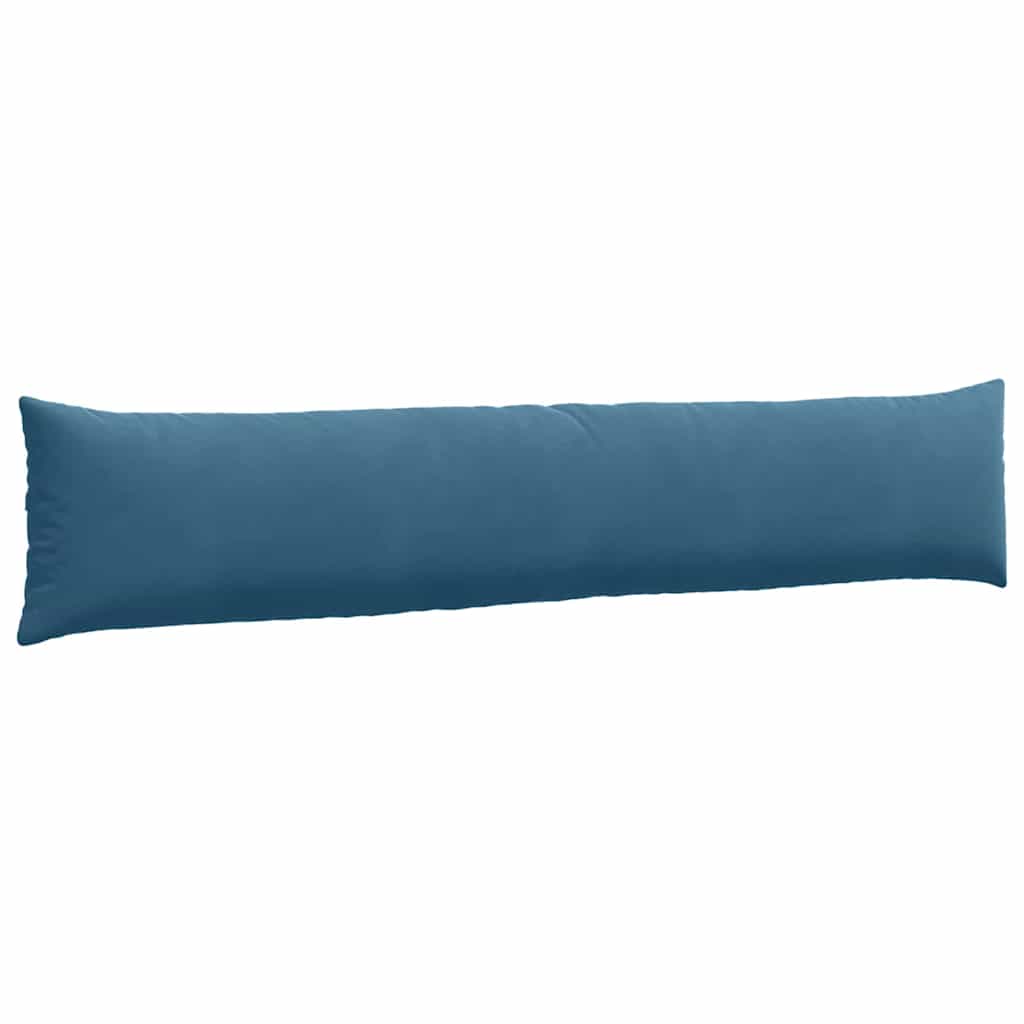 Sofa Kussens 2 pcs Blauw 200 x 40 cm Katoen Stof