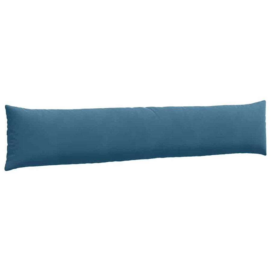 Sofa Kussens 2 pcs Blauw 200 x 40 cm Katoen Stof