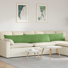 Sofa Kussens 2 pcs Lichtgroen 200 x 40 cm Katoen Stof
