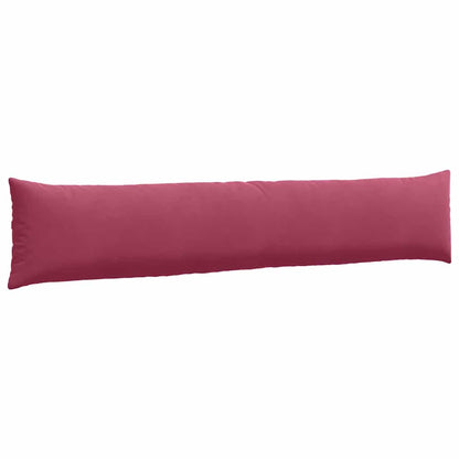 Sofa Kussens 2 pcs Wijnrood 200 x 40 cm Katoen Stof