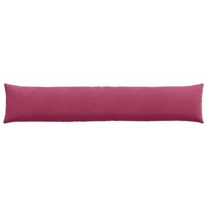 Sofa Kussens 2 pcs Wijnrood 200 x 40 cm Katoen Stof