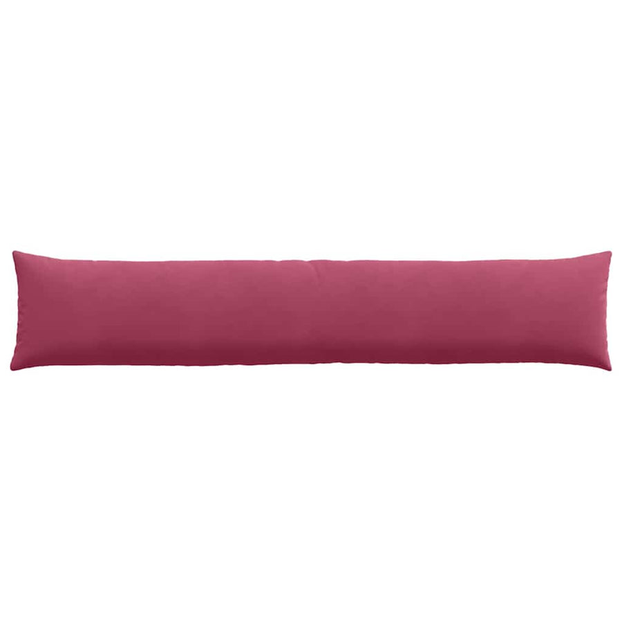 Sofa Kussens 2 pcs Wijnrood 200 x 40 cm Katoen Stof