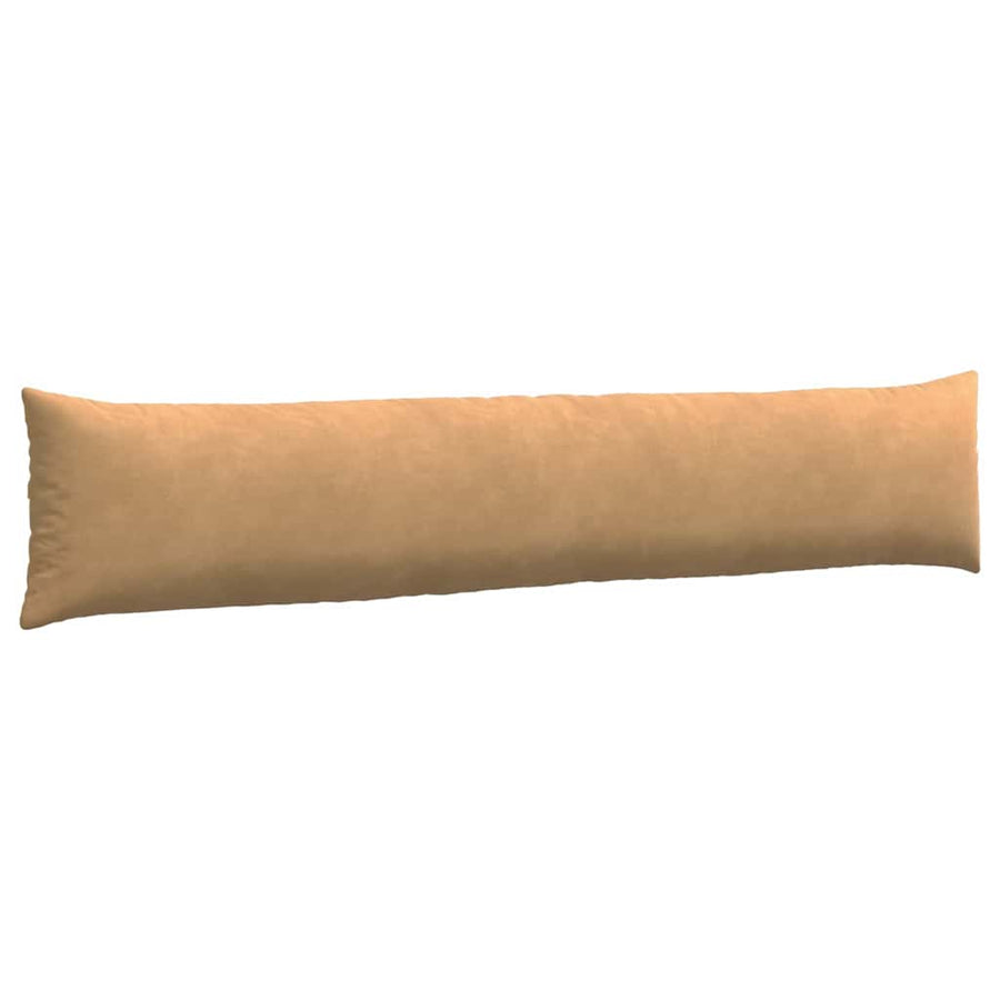 Sofa Kussens 2 pcs Bruin 200 x 40 cm Katoen Stof