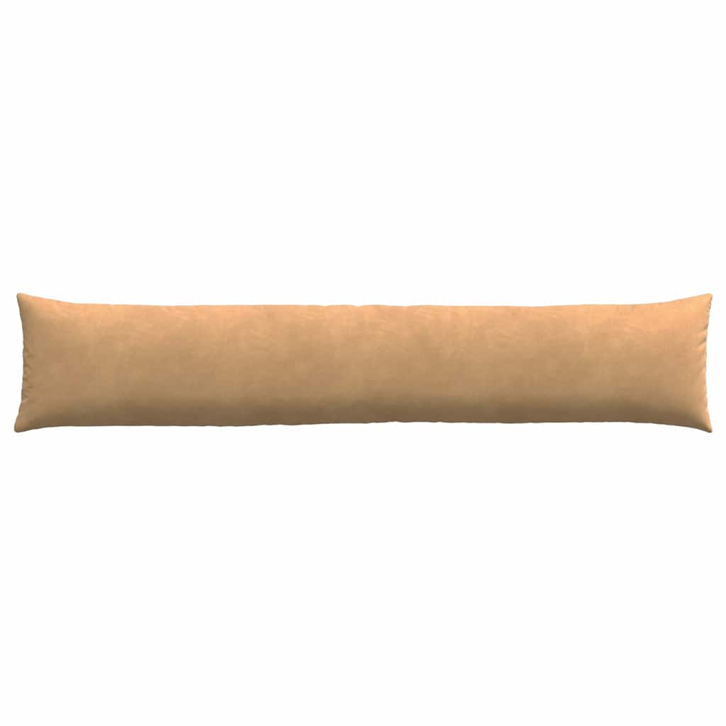 Sofa Kussens 2 pcs Bruin 200 x 40 cm Katoen Stof