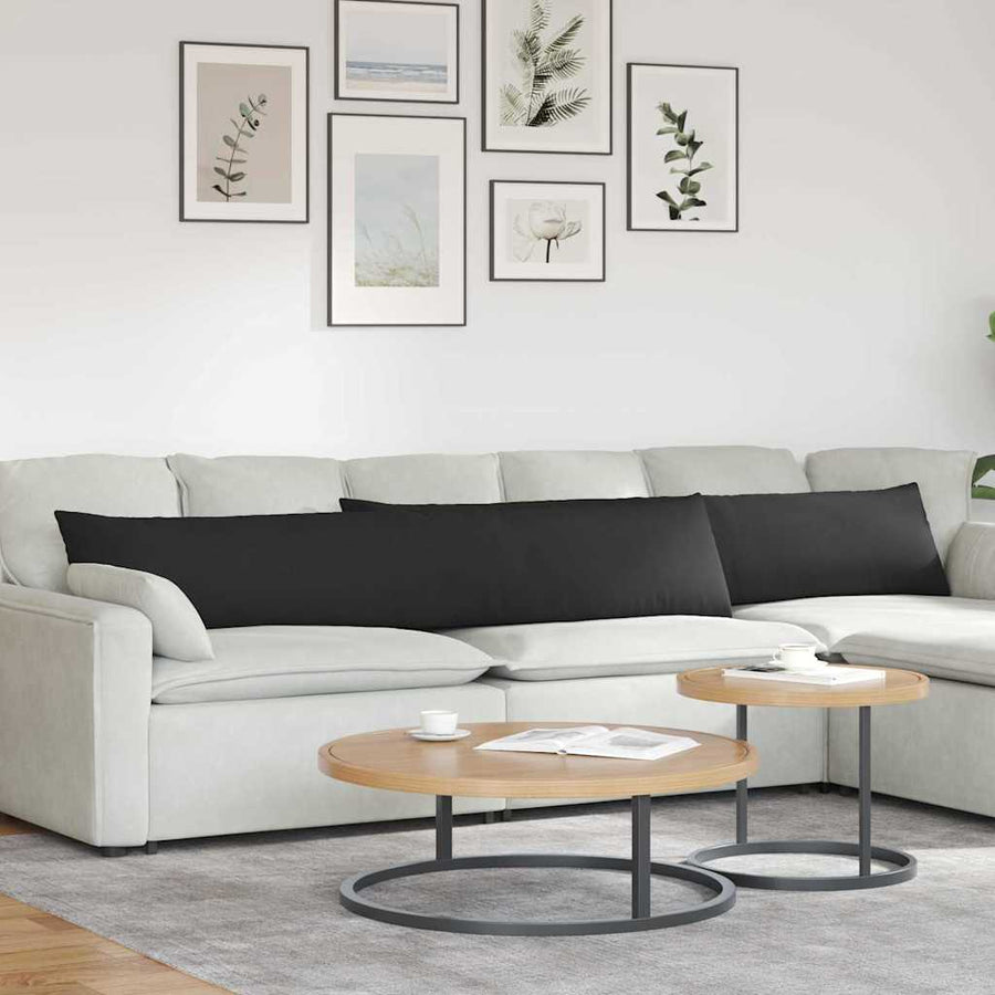 Sofa kussens Zwart Stof