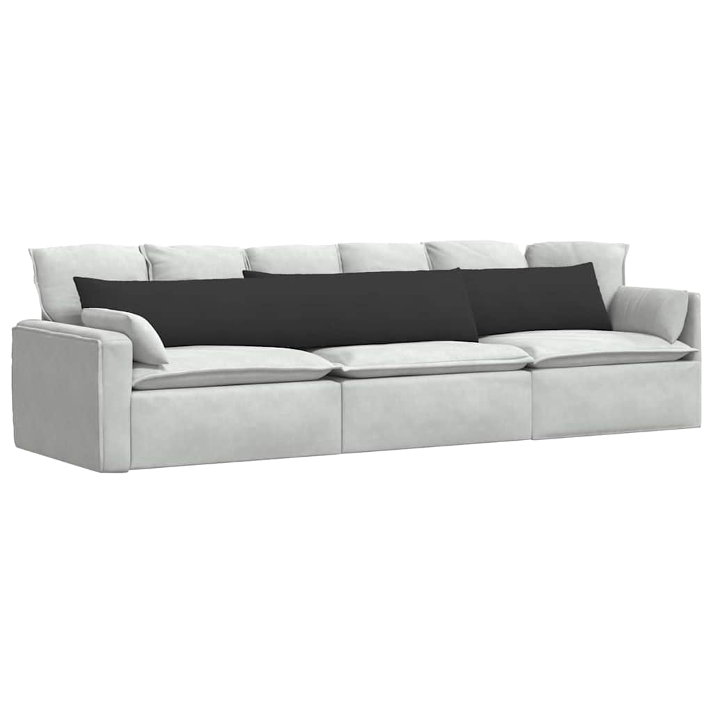 Sofa kussens Zwart Stof