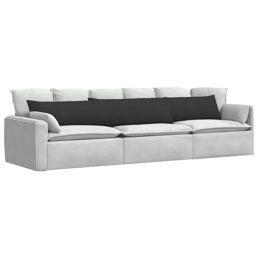 Sofa kussens Zwart Stof