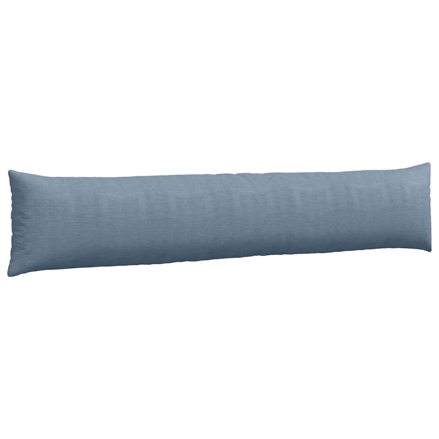 Sofa Kussens 2 pcs Blauw 200 x 40 cm Katoen Stof