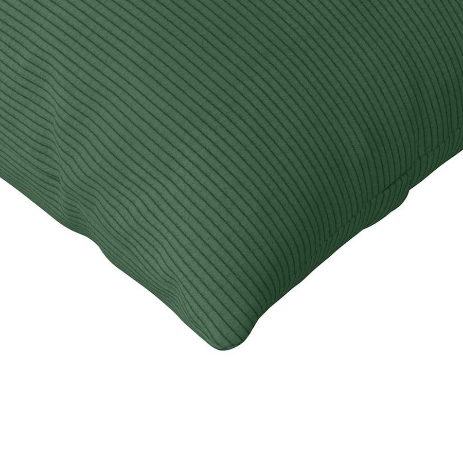 Sofa Kussens 2 pcs Donkergroen 200 x 40 cm Katoen Stof