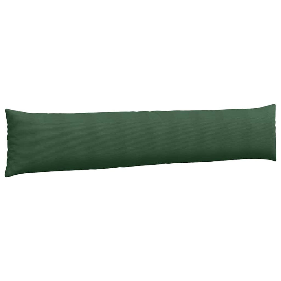 Sofa Kussens 2 pcs Donkergroen 200 x 40 cm Katoen Stof