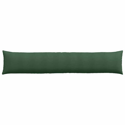 Sofa Kussens 2 pcs Donkergroen 200 x 40 cm Katoen Stof