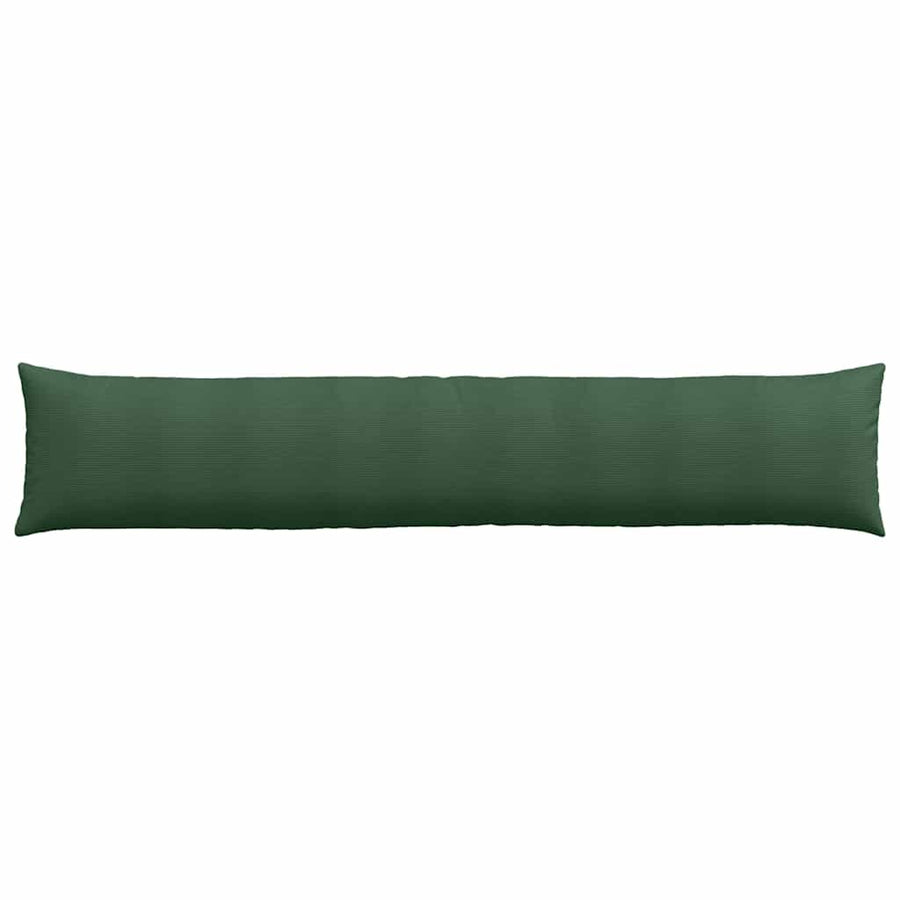 Sofa Kussens 2 pcs Donkergroen 200 x 40 cm Katoen Stof