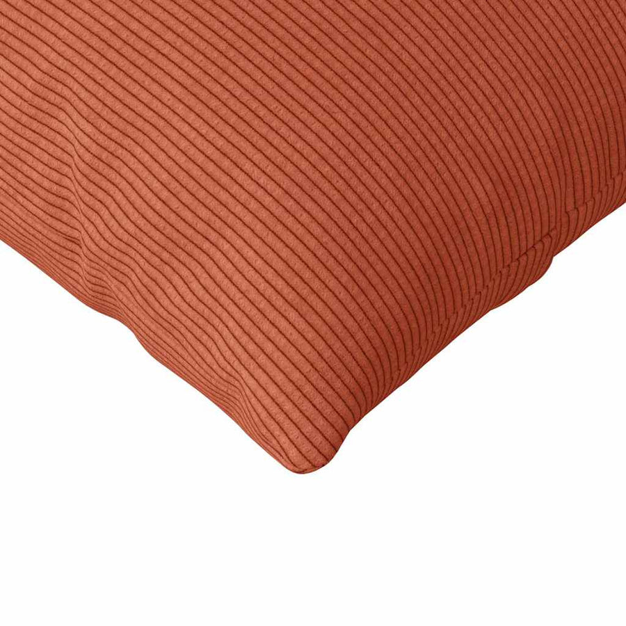 Sofa Kussens 2 pcs Rood-oranje 200 x 40 cm Katoen Stof
