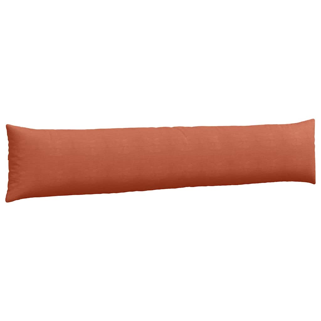 Sofa Kussens 2 pcs Rood-oranje 200 x 40 cm Katoen Stof