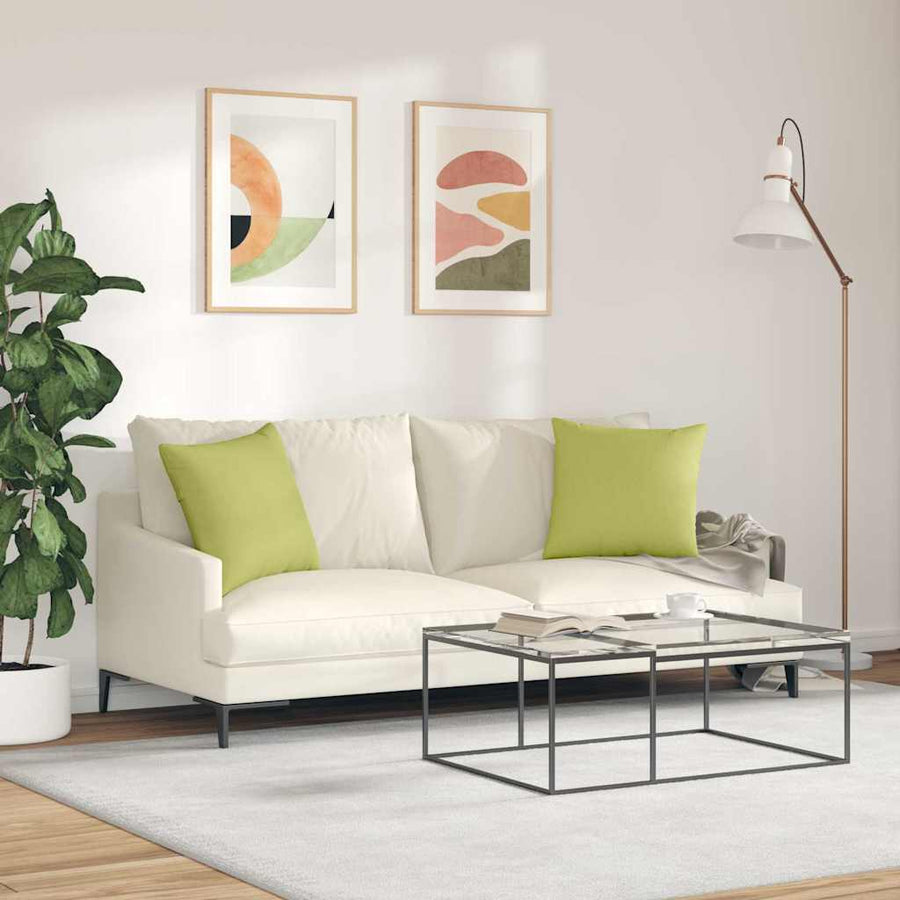 Sofa Kussens Lichtgroen Stof