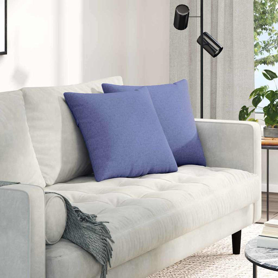 Sofa Kussens Blauw Stof