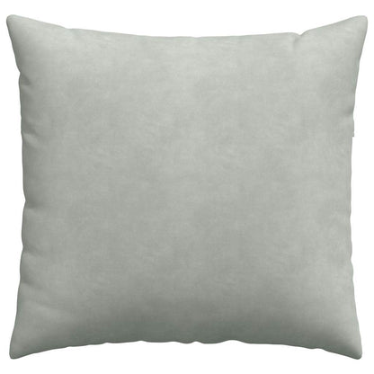 Sofa Kussens 2 pcs Lichtgrijs 45 x 45 cm Katoen Stof