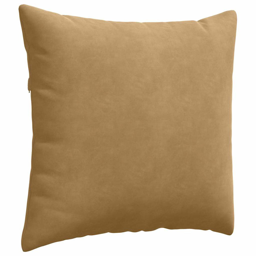 Sofa Kussens 2 pcs Bruin 45 x 45 cm Katoen Stof