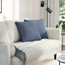 Sofa Kussens 2 pcs Blauw 45 x 45 cm Katoen Stof