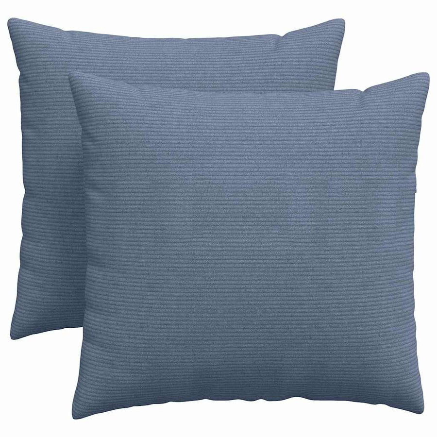 Sofa Kussens 2 pcs Blauw 45 x 45 cm Katoen Stof