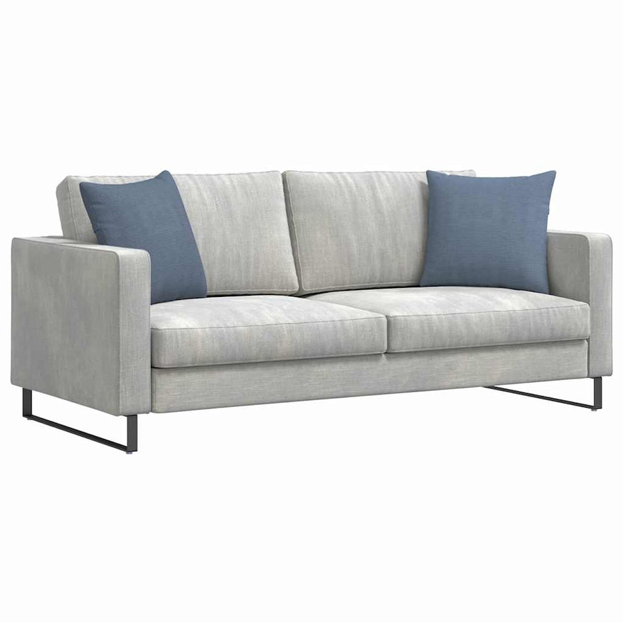 Sofa Kussens 2 pcs Blauw 45 x 45 cm Katoen Stof