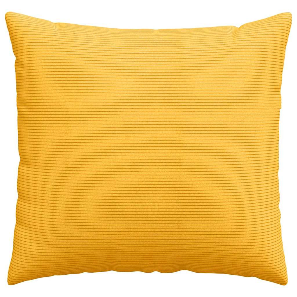 Sofa Kussens 2 pcs Lichtgeel 45 x 45 cm Katoen Stof