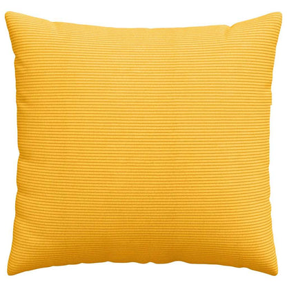 Sofa Kussens 2 pcs Lichtgeel 45 x 45 cm Katoen Stof