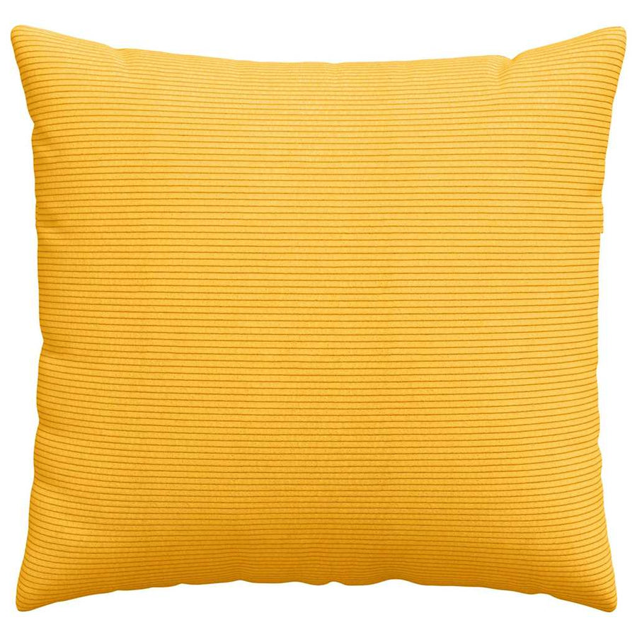 Sofa Kussens 2 pcs Lichtgeel 45 x 45 cm Katoen Stof