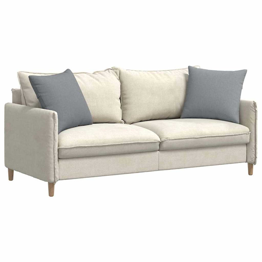 Sofa Kussens Lichtgrijs Stof