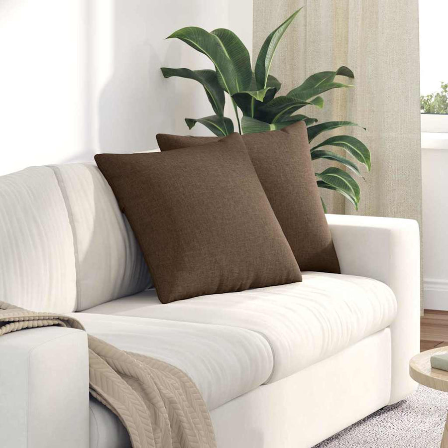Sofa Kussens Bruin Stof