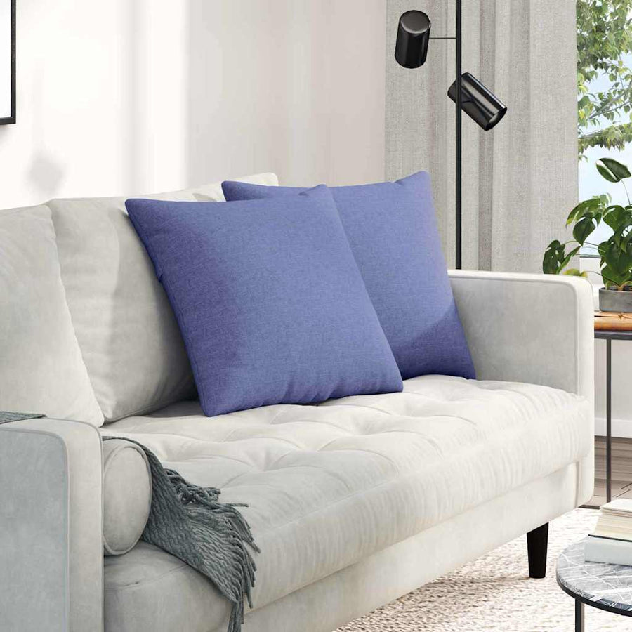 Sofa Kussens Blauw Stof