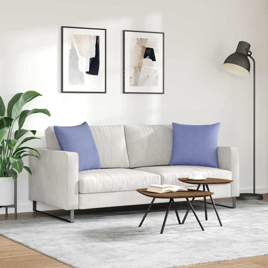 Sofa Kussens Blauw Stof