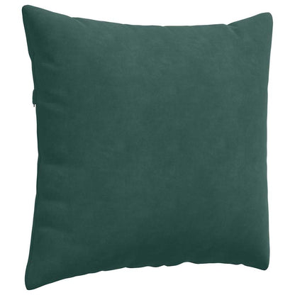 Sofa Kussens 2 pcs Donkergroen 50 x 50 cm Katoen Stof