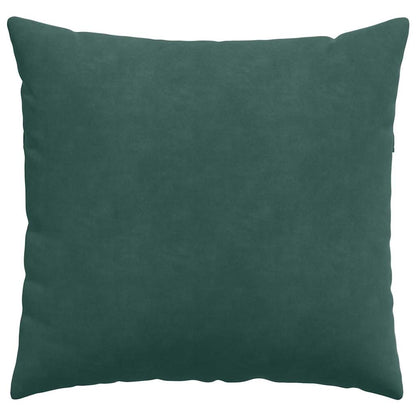 Sofa Kussens 2 pcs Donkergroen 50 x 50 cm Katoen Stof
