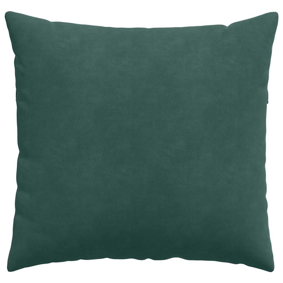 Sofa Kussens 2 pcs Donkergroen 50 x 50 cm Katoen Stof