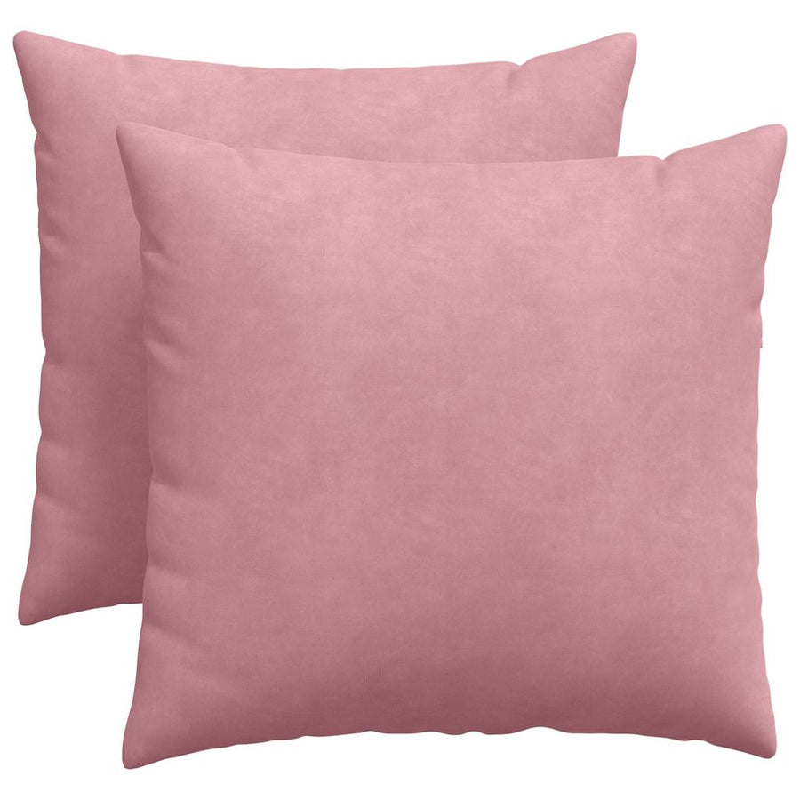 Sofa Kussens 2 pcs Roze 50 x 50 cm Katoen Stof