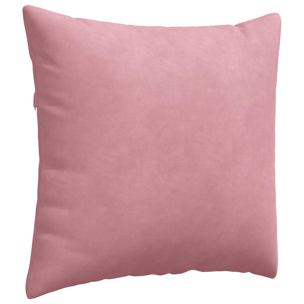 Sofa Kussens 2 pcs Roze 50 x 50 cm Katoen Stof