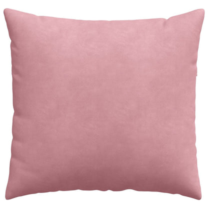 Sofa Kussens 2 pcs Roze 50 x 50 cm Katoen Stof