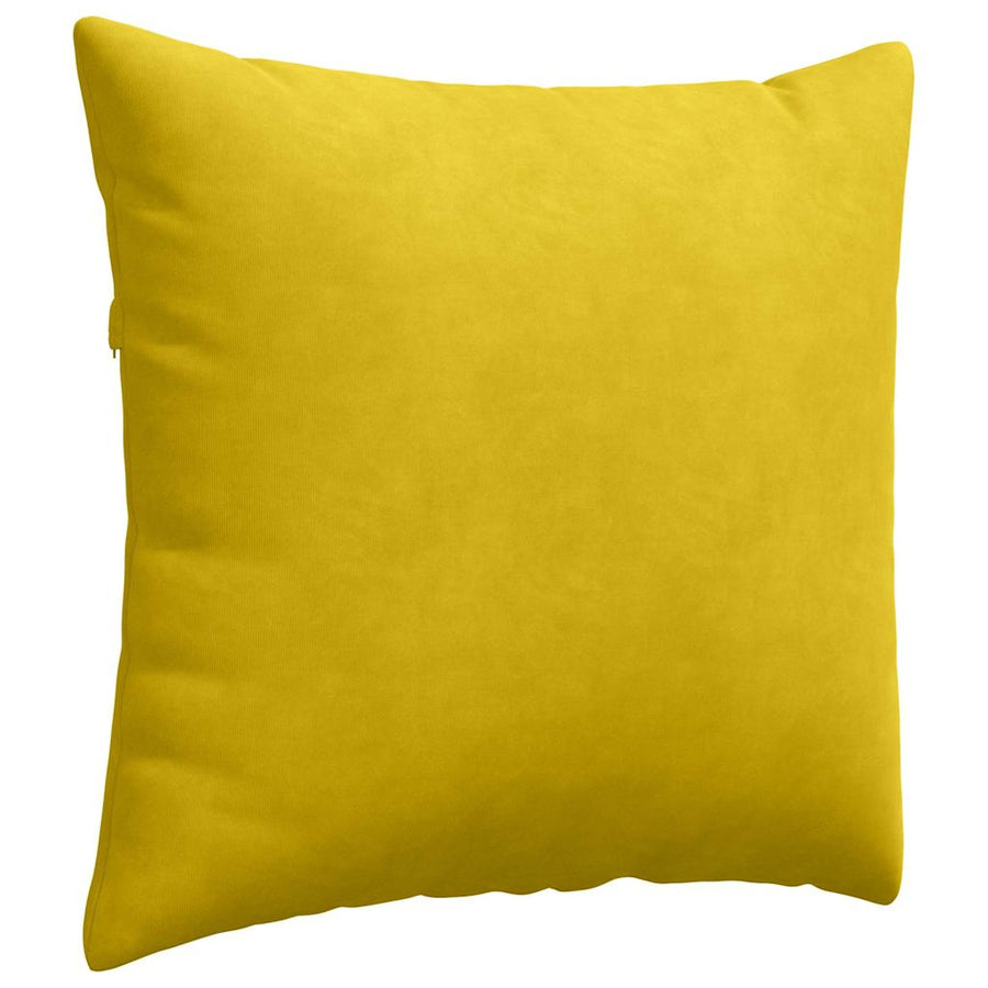 Sofa Kussens 2 pcs Geel 50 x 50 cm Katoen Stof