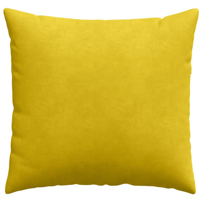 Sofa Kussens 2 pcs Geel 50 x 50 cm Katoen Stof