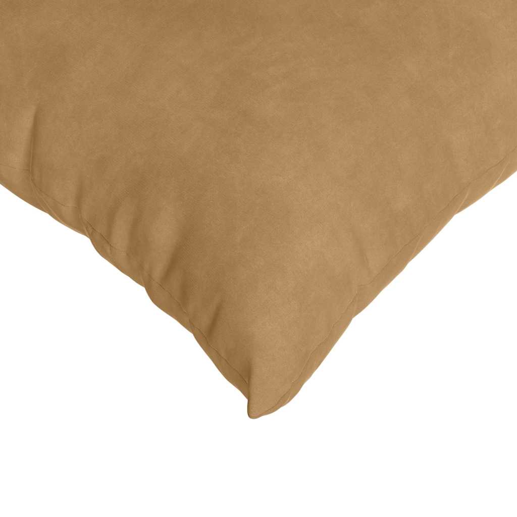 Sofa Kussens 2 pcs Bruin 50 x 50 cm Katoen Stof