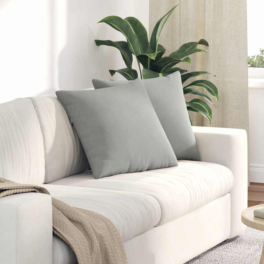 Sofa kussens Lichtgrijs Stof
