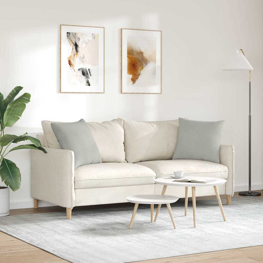 Sofa kussens Lichtgrijs Stof