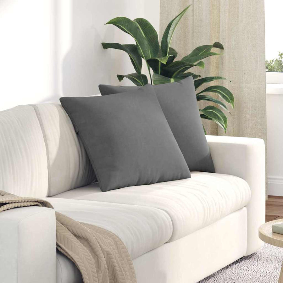 Sofa kussens Donkergrijs Stof
