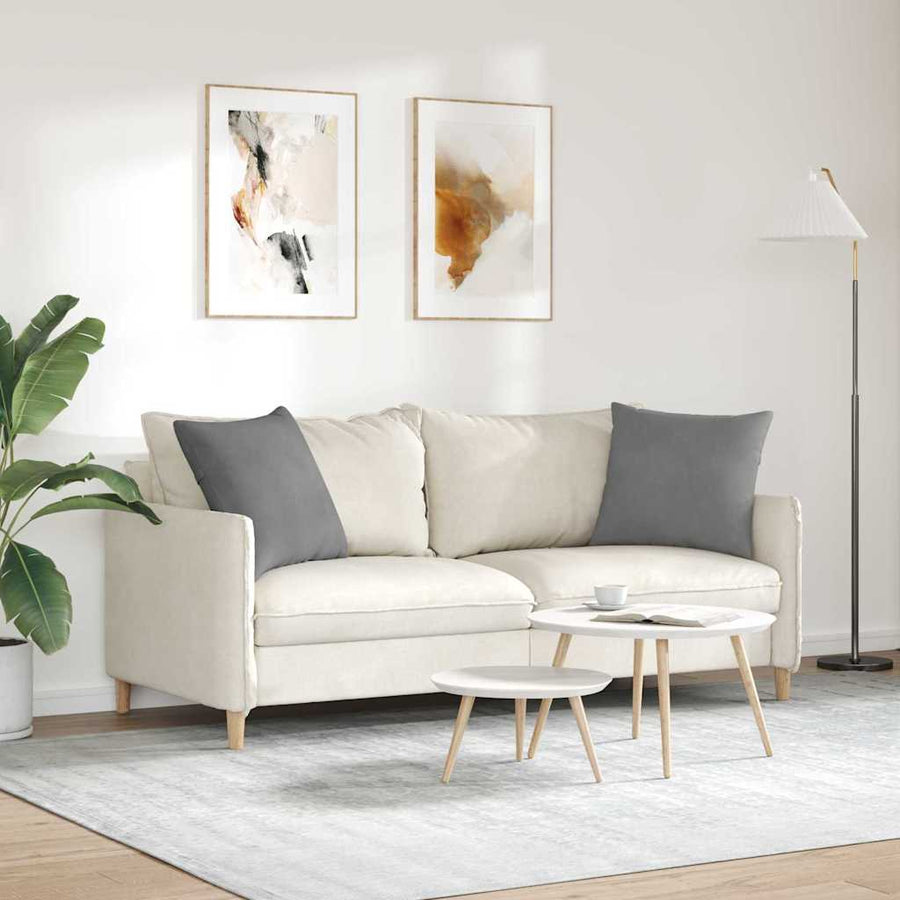 Sofa kussens Donkergrijs Stof