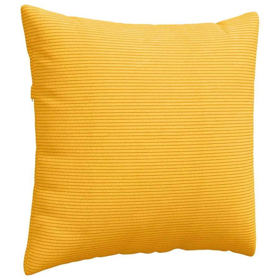 Sofa Kussens 2 pcs Lichtgeel 50 x 50 cm Katoen Stof
