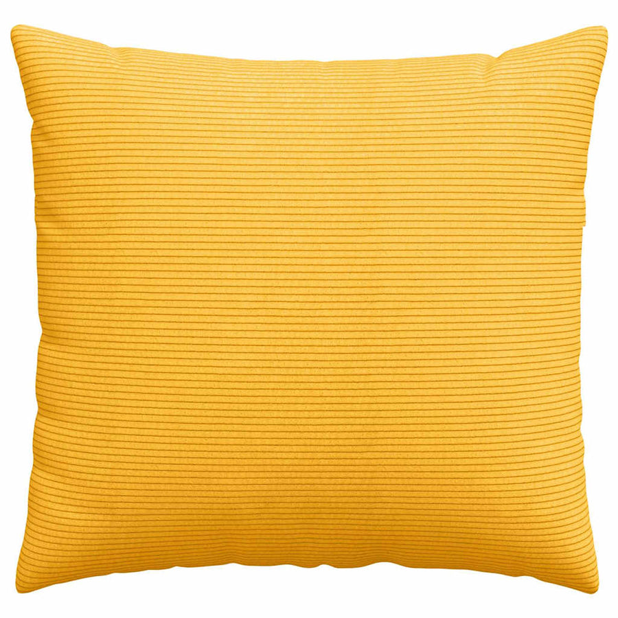 Sofa Kussens 2 pcs Lichtgeel 50 x 50 cm Katoen Stof