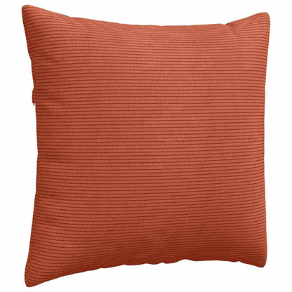 Sofa Kussens 2 pcs Rood-oranje 50 x 50 cm Katoen Stof