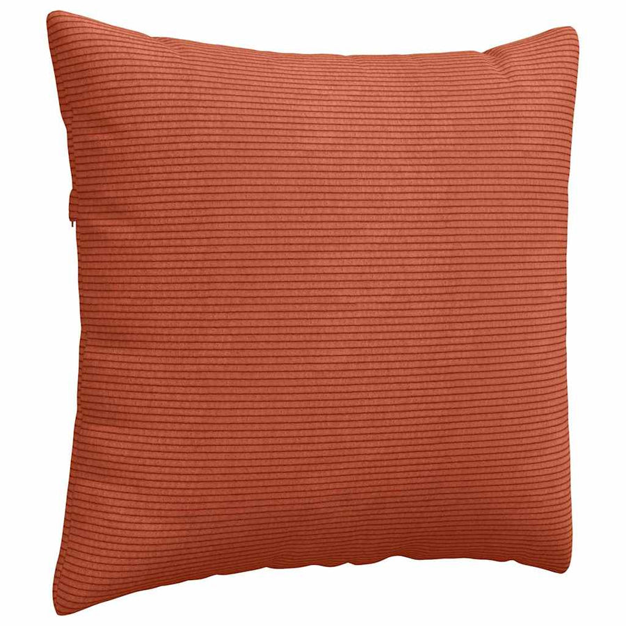Sofa Kussens 2 pcs Rood-oranje 50 x 50 cm Katoen Stof